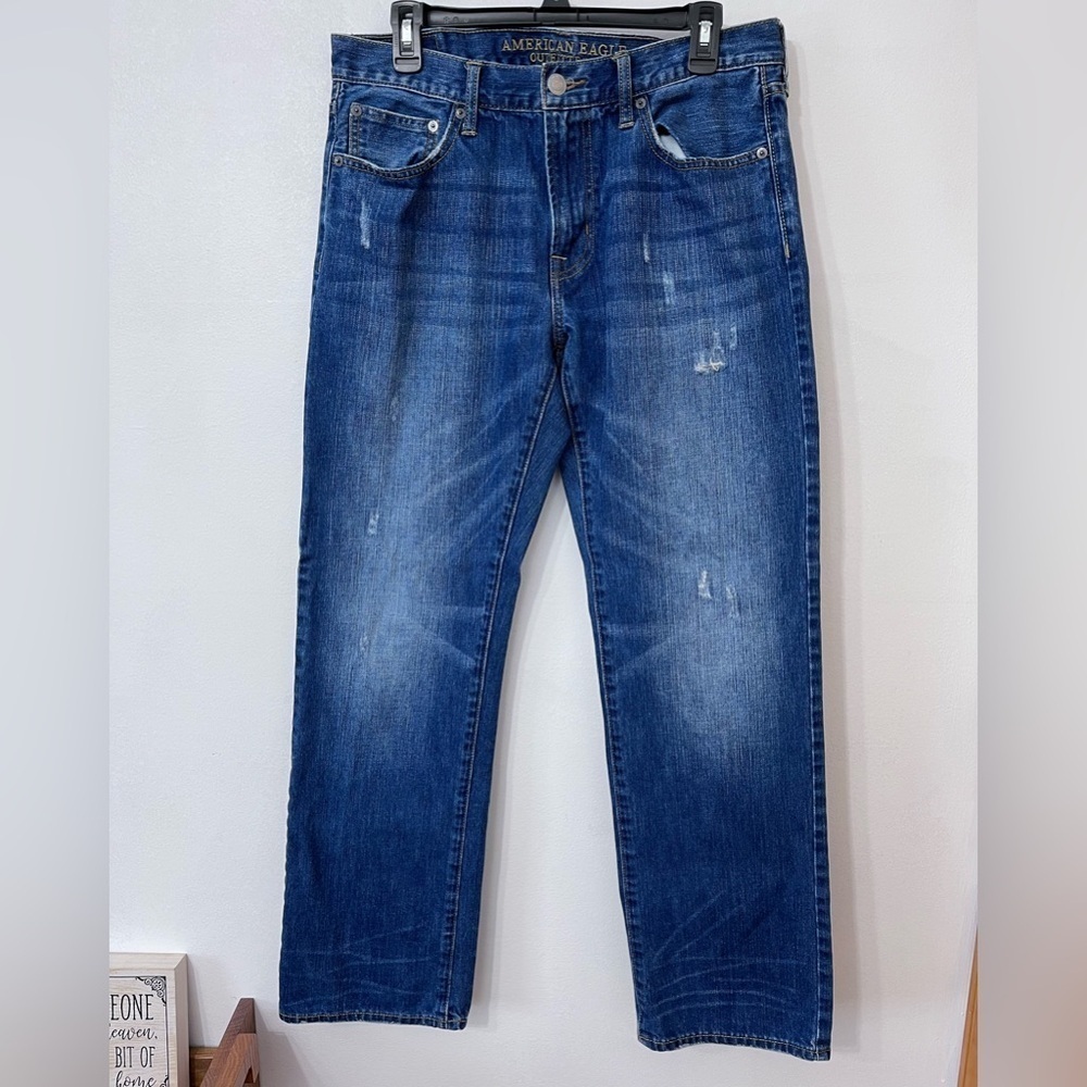 American Eagle Outfitters Blue Straight Men Jeans